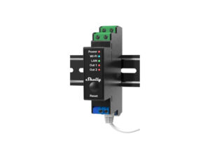 shelly pro 2pm wifi relay one phase, 2 channel, 25a, din rail