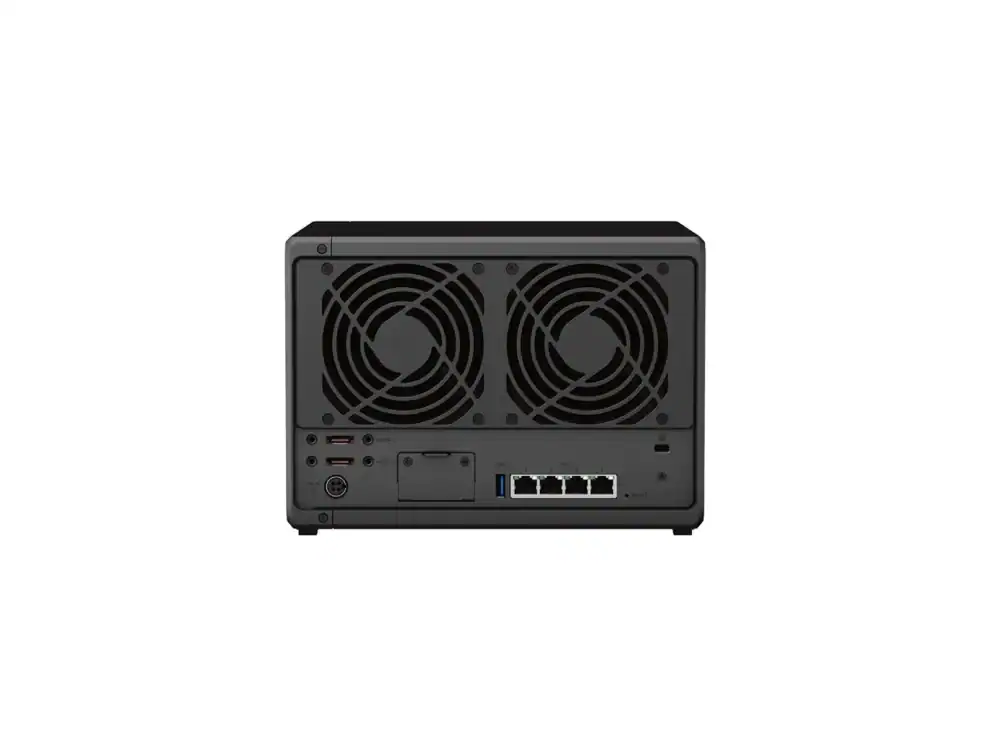 Back view of network server.
