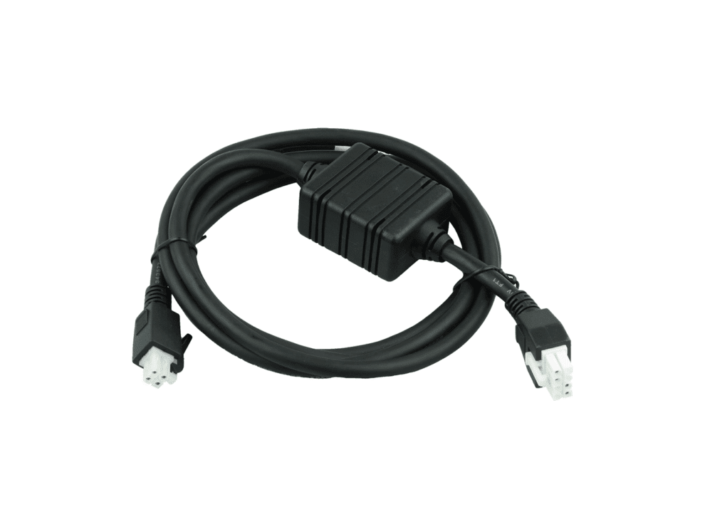 dc line cord for psu pwr bga12v108w0ww Black power cable with two connectors