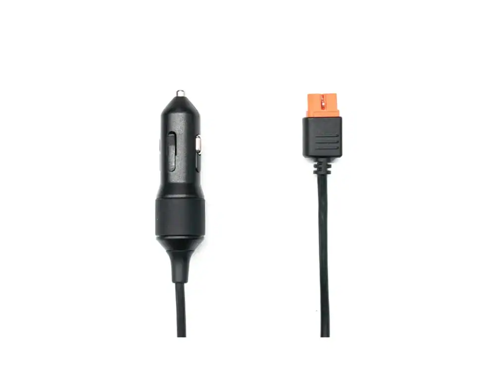 ecoflow car charger with 1.5m lead for all portable power station. Car charger cable with plug