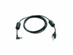 Black power cable with connectors
