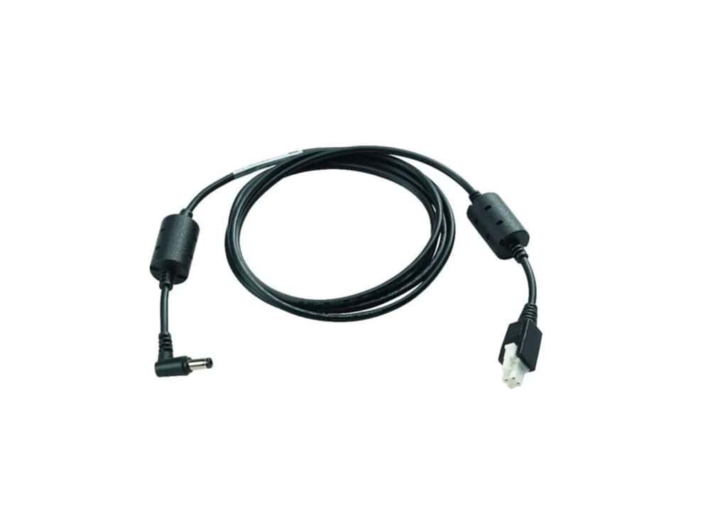 Black power cable with connectors