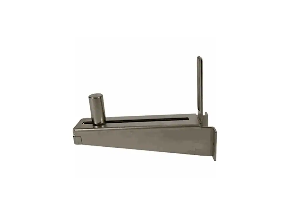 Metal door or window latch lock mechanism