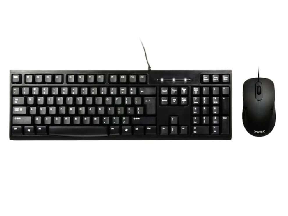 port design combo wired mouse + keybaord black port design combo wired mouse + keybaord black