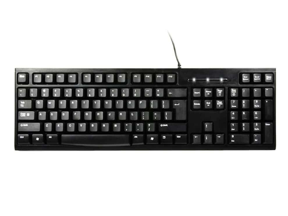 port design combo wired mouse + keybaord black