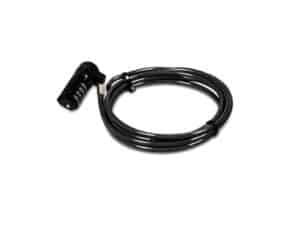 port connect 1.8m t bar combination cable lock