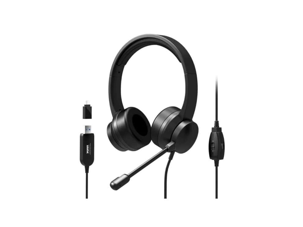 port stereo headset with mic office usb executive port stereo headset with mic office usb executive