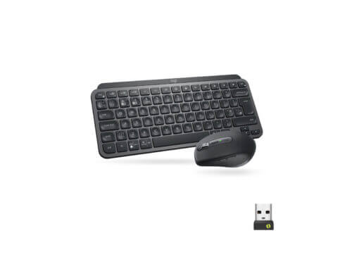 logitech mx keys mini wireless mouse & keyboard combo graphite