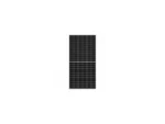 Black solar panel with grid pattern