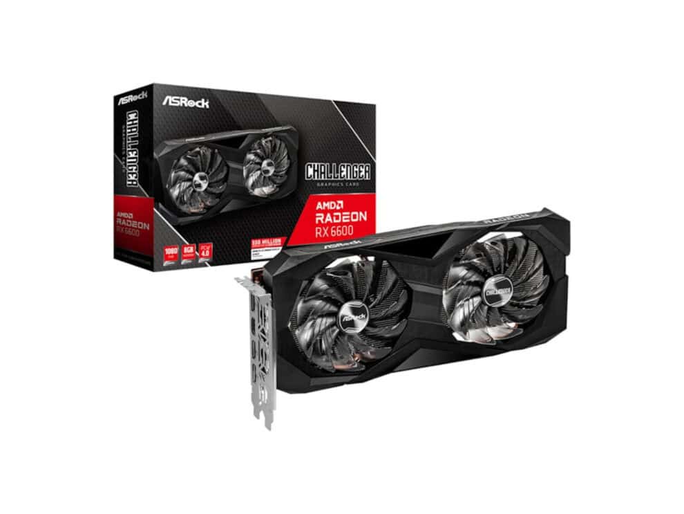 asrock radeon rx 6600 challenger 8gb d
