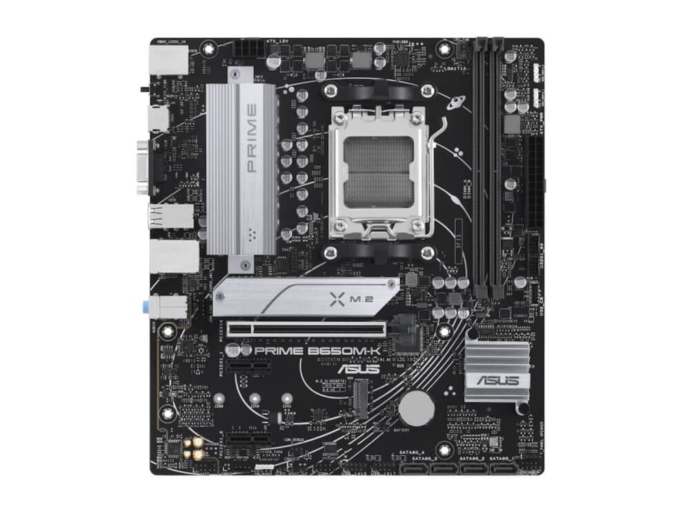 asus prime b650m k amd b650 socket am5 mainboard