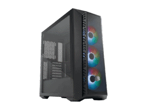 cm case mb520 mesh black | 3 x cf120 argb fans | atx |