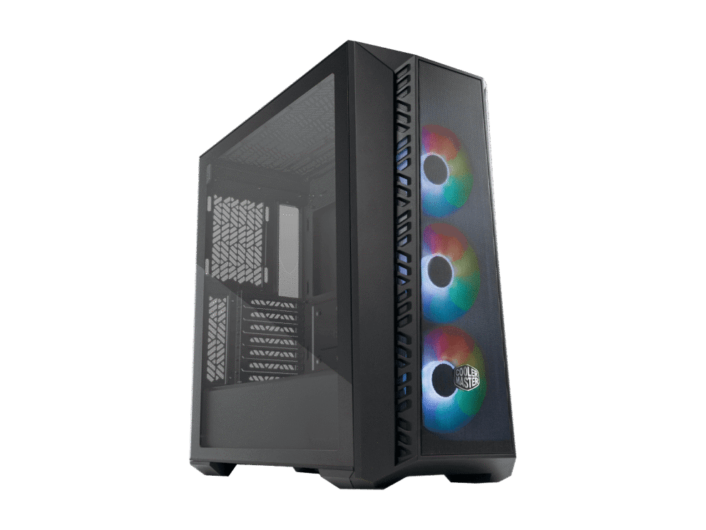 cm case mb520 mesh black | 3 x cf120 argb fans | atx | cm case mb520 mesh black | 3 x cf120 argb fans | atx |