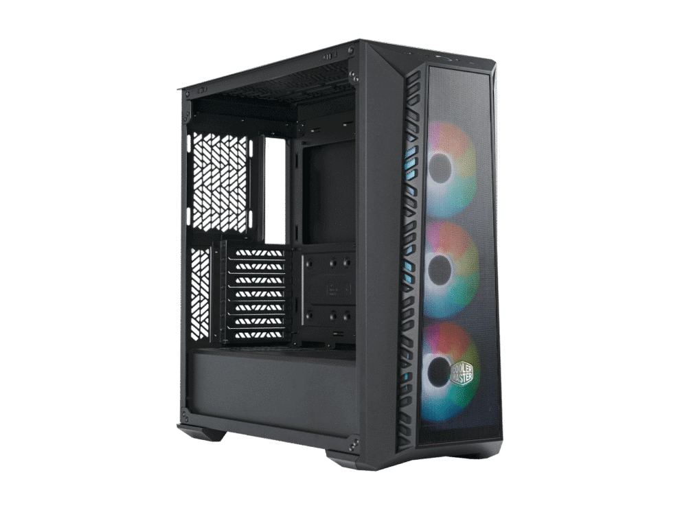 cm case mb520 mesh black | 3 x cf120 argb fans | atx |
