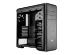 cooler master masterbox cm694 atx; curved black mesh; tempered glass included graphics card stabilizer.