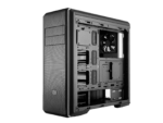 cooler master masterbox cm694 atx; curved black mesh; tempered glass included graphics card stabilizer.
