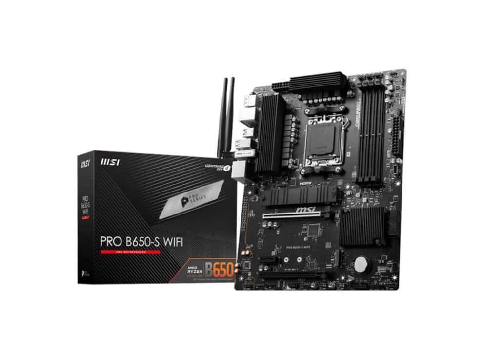 msi pro b650 s wifi amd am5 atx gaming motherboard
