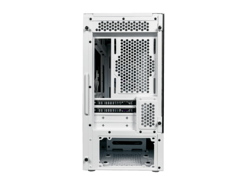 cooler master masterbox td300 white: micro atx; mini itx; mesh front panel; dual argb fans; tempered glass side panel; airflow