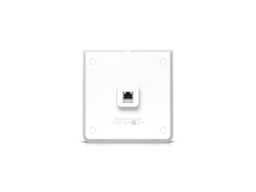 White smart switch on black background