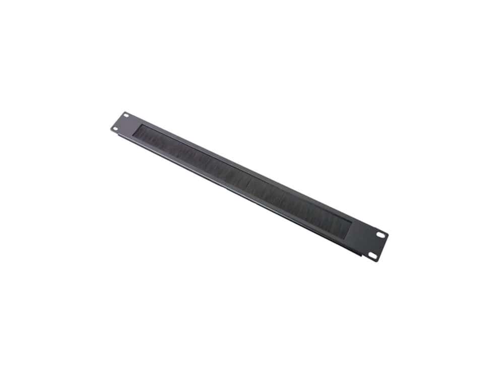 1u brush panel black