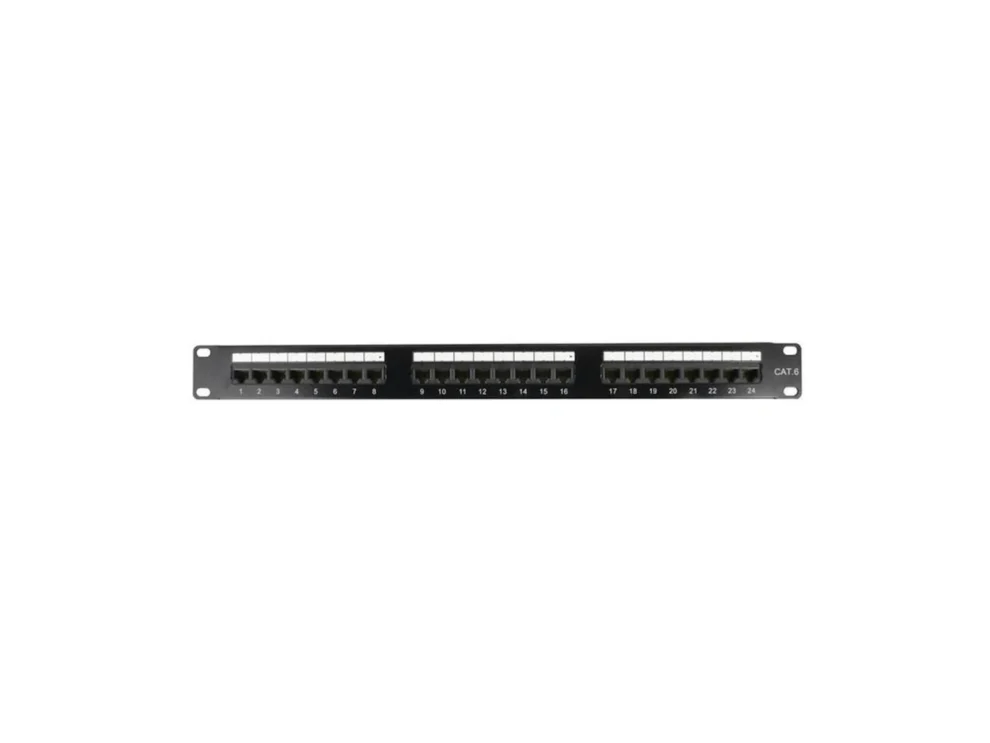 rct cat6 patch panel 24 port utp 24-port Cat6 Ethernet patch panel