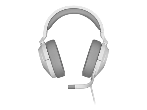 corsair hs55 stereo gaming headset; white.