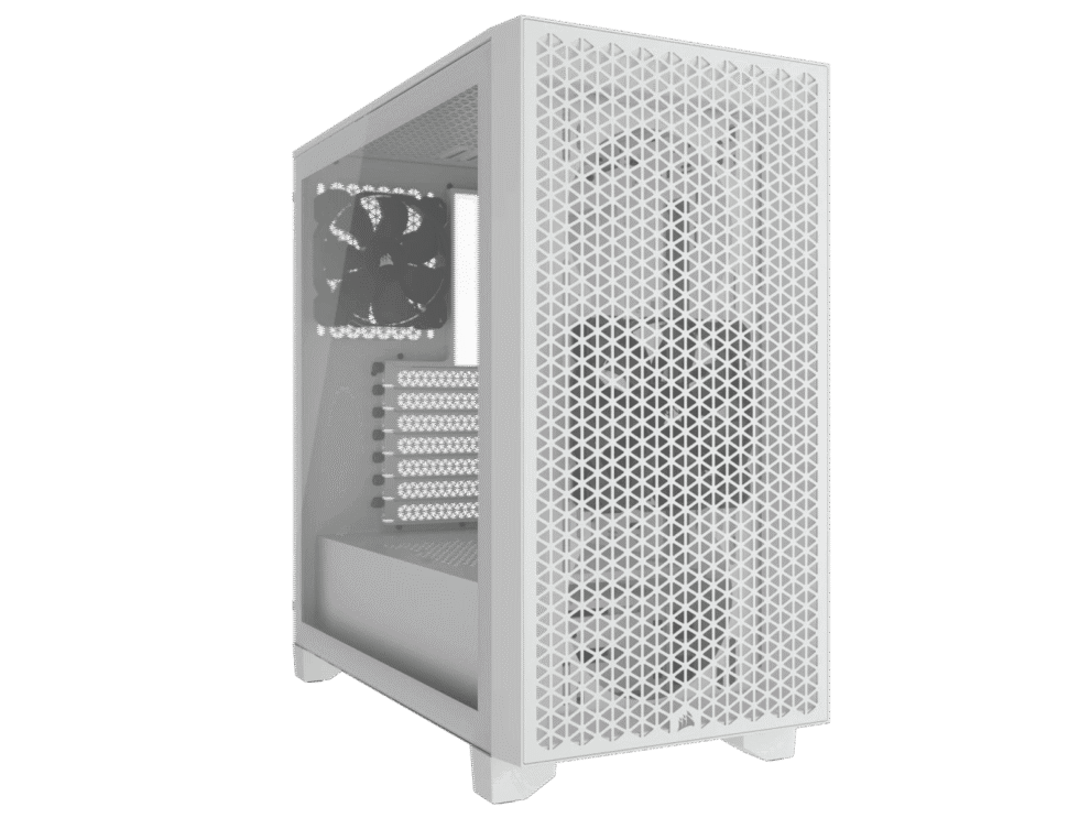 3000d tempered glass mid tower white