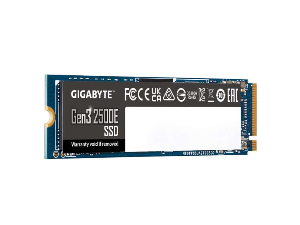 gigabyte nvme 1tb pcie3 read 2400 mb/s; write 1800mb/s 240tbw or 3 years warranty