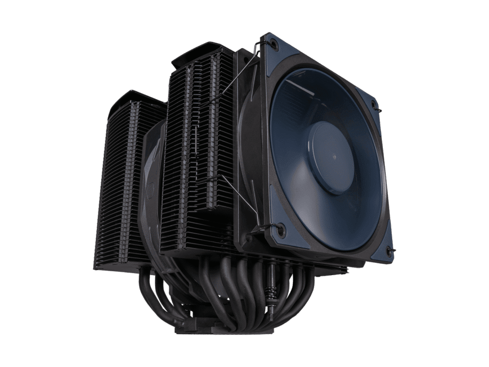 cm cooler master air ma824 stealth | fits intel and amd | 8 pipes | stealth look | huge cooling