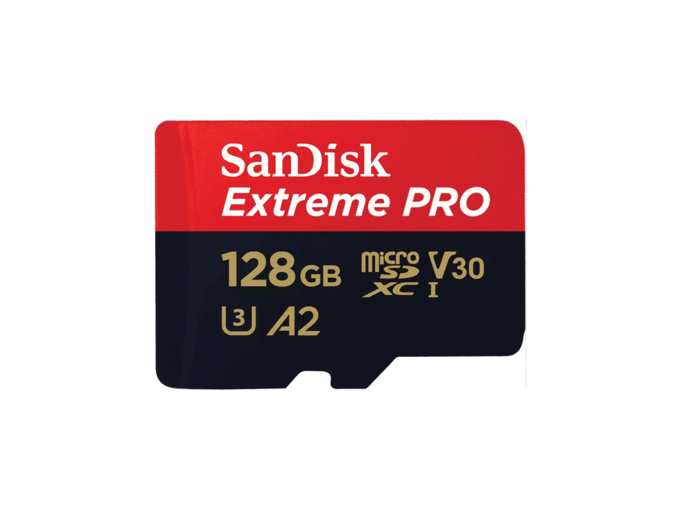 sandisk extreme pro microsdhc 128gb and sd adapter and rescuepro deluxe a1 c10 v30 uhs i u3