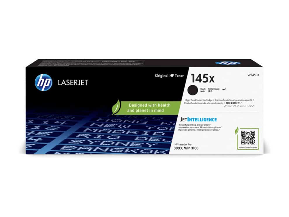 hp 145x high yield black original laserjet toner cartridge