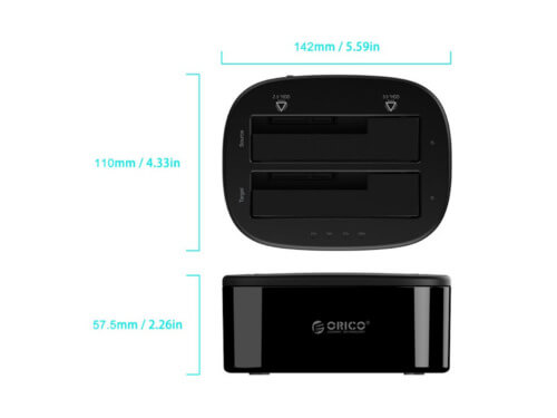 orico 2 bay 2.5