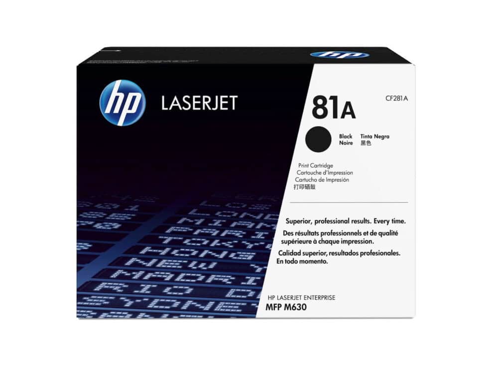 hp 81a black toner cartridge