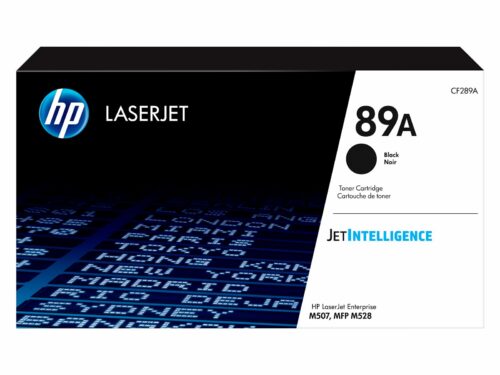 HP 89A black toner cartridge box