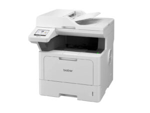 Brother multifunction laser printer on white background.