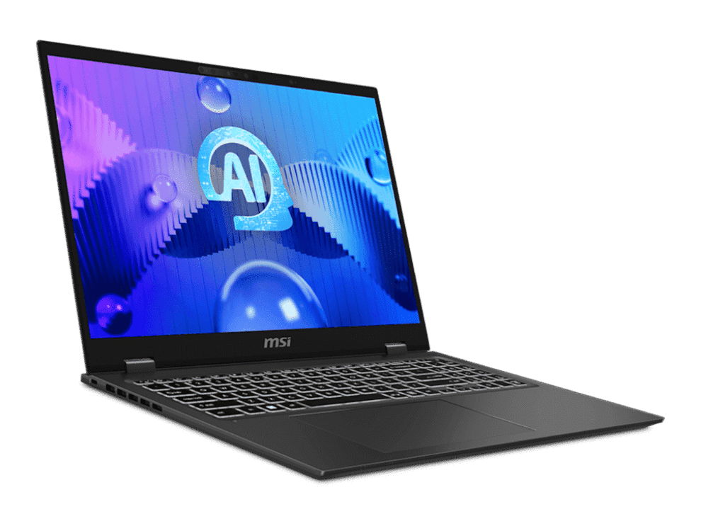 msi prestige 16 intel core ultra 7 155h|rtx 4050|16“ qhd|pddr5 16gb|1tb||wi fi 7|bt|win11h|sleeve bag|stellar gray.