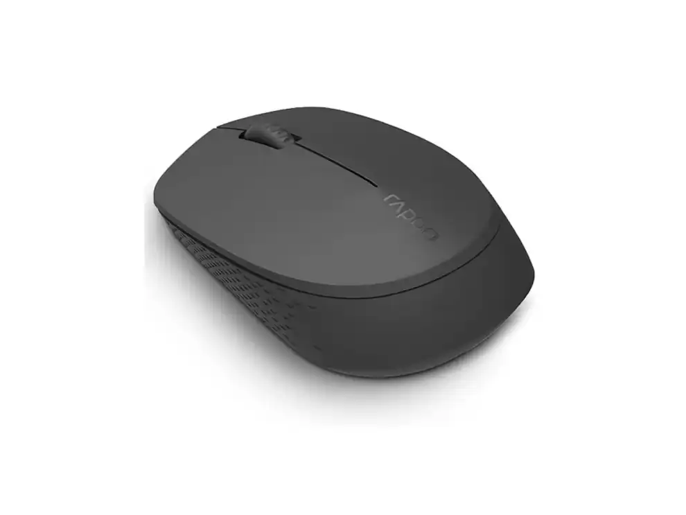 Black wireless computer mouse