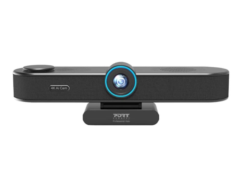 port connect all in one conference cam regroups camera + microphone + speaker 4k@30hz