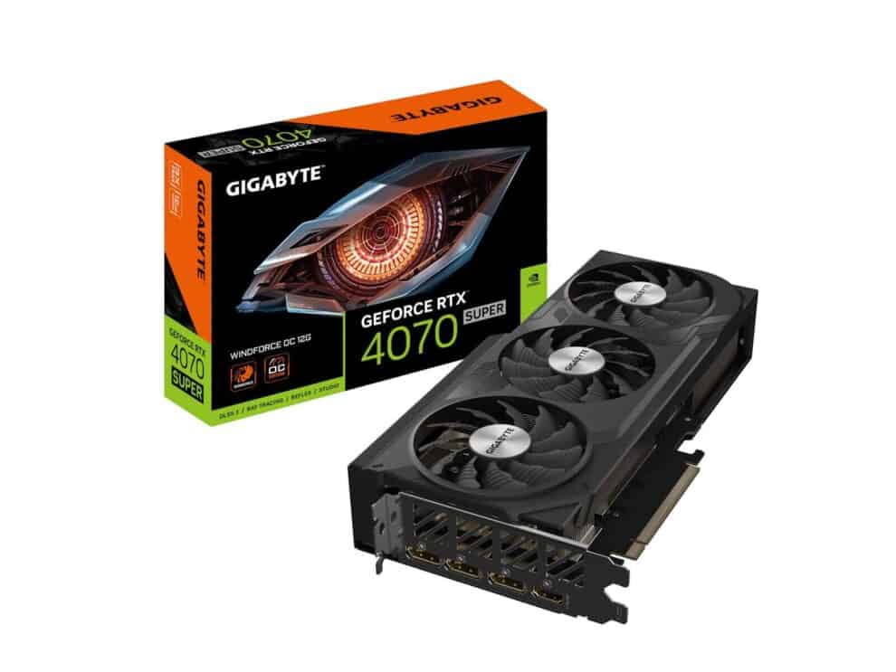 gigabyte nvidia geforce® rtx 4070 windforce oc 12g 12g gddr6x hdmix1/dp x3.