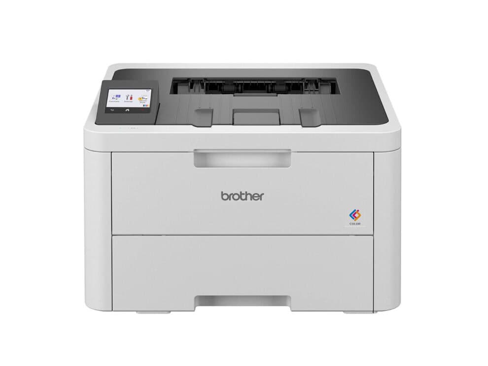 Compact Brother color laser printer