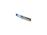 MikroTik SFP module on white background.