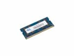 Laptop RAM memory module on white background.
