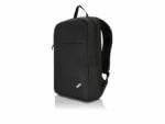 Black modern laptop backpack isolated on white