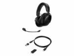 Gaming headset with microphone and cables