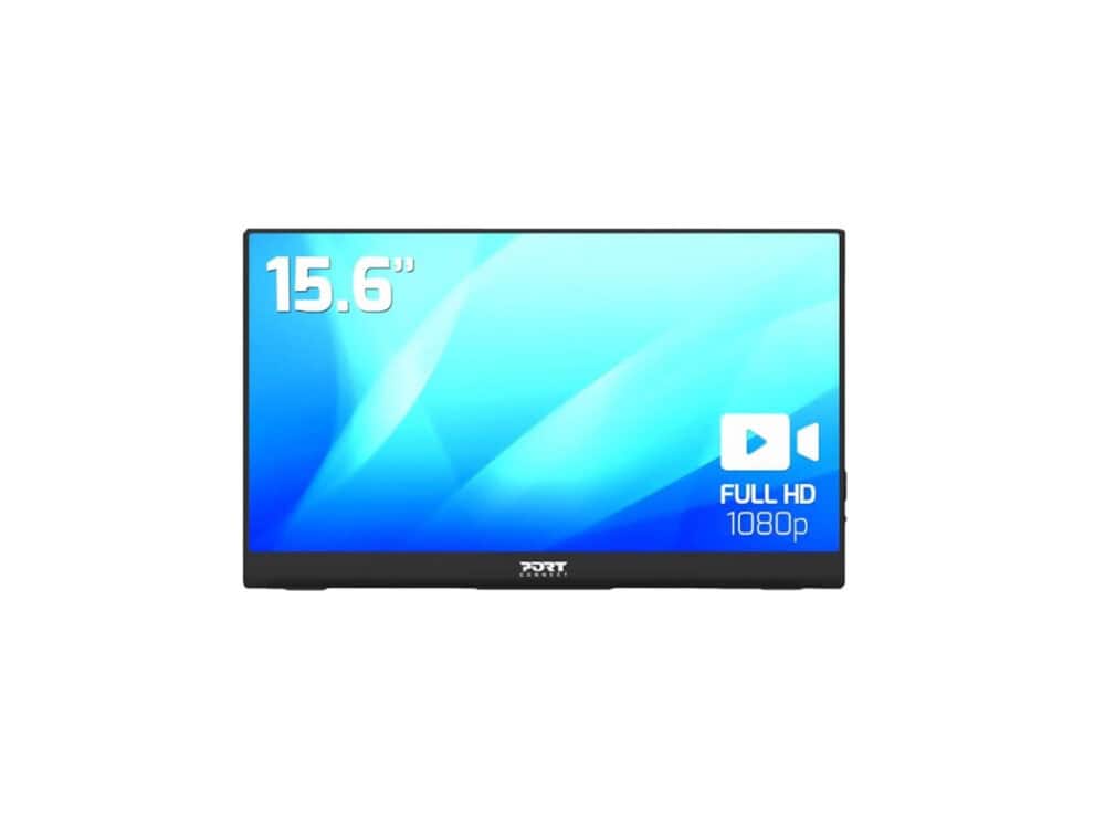 15.6-inch Full HD 1080p portable monitor.