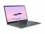 Acer laptop on white background