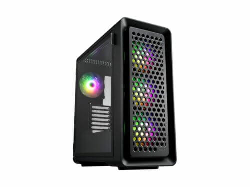 RGB gaming computer tower case.