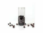 Mechanical keyboard switches in clear container.