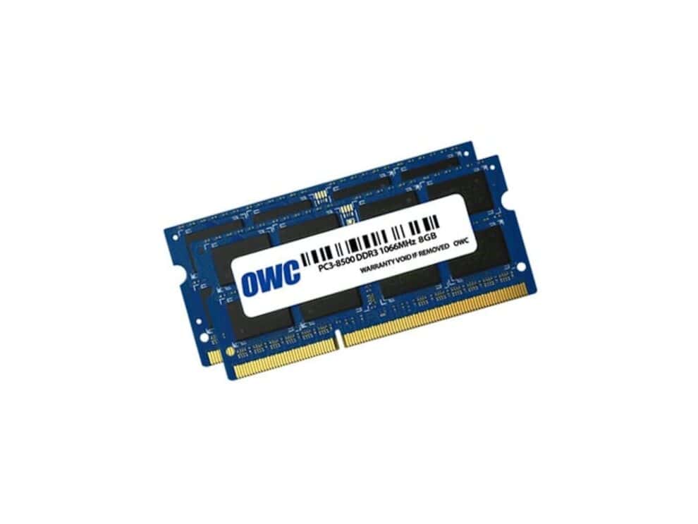 owc mac 16gb kit (2x8gb) 1066mhz ddr3 sodimm memory OWC 8GB laptop memory module DDR3
