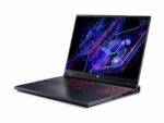 Gaming laptop with RGB keyboard and vibrant screen.